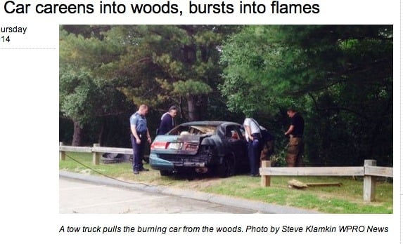3 Bystanders Pull Man From Burning Car