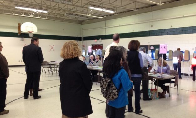 Voting Brisk At Local Polling Places, With Lots of Kids & Snacks