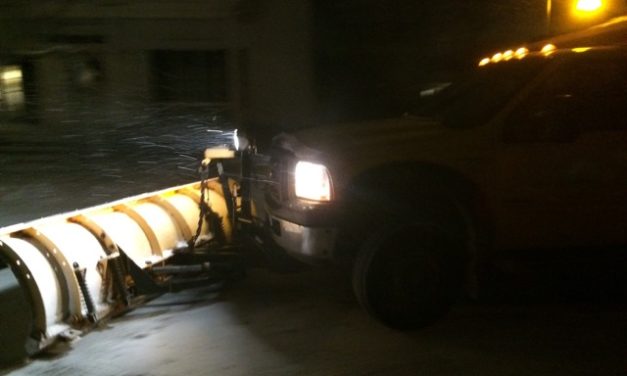 Storm Intensifies; Town Plows Out in Force