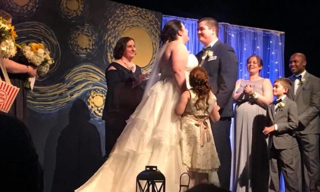 Getting Married at the Odeum: For Molly and Jack, It Was ‘Just Another Show’