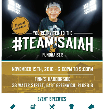 Fundraiser for Little Isaiah Hazard Set for Nov. 15