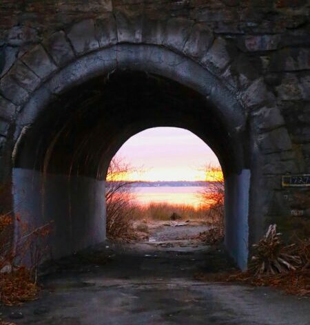 ray johnson / post road tunnel to Greenwich Bay