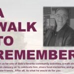Town ‘Walk to Remember’ Will Honor Bob Houghtaling