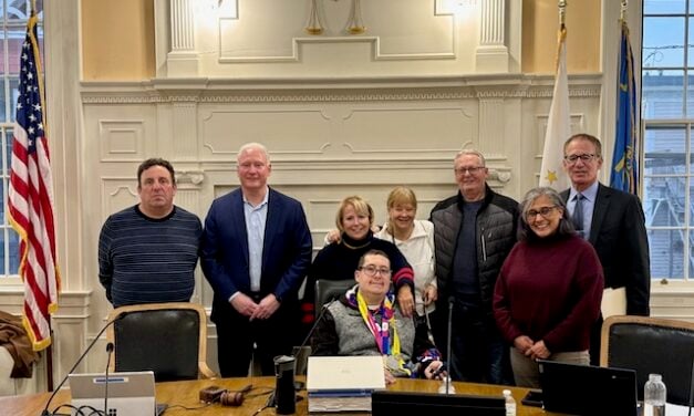 Town Council Recognizes Gold Medalist Brian Johnson