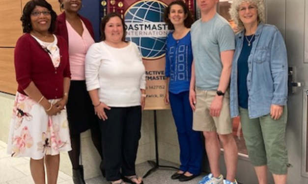 R.I. Active Toastmasters Installs Club Officers